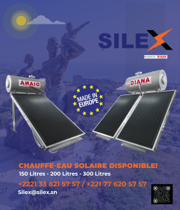 Chauffe-Eau Solaire Dakar : Prix Diana Anti-Corrosion, Installation