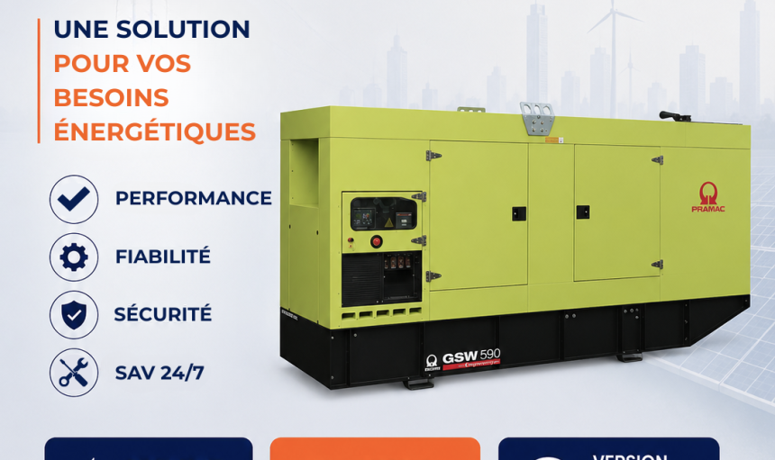 SILEX - GROUPE ELECTROGENE DAKAR PRAMAC GSW 550kva